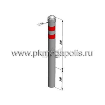 купить столбик парковочный бетонируемый АБ-76/1080 во Владимире